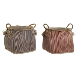 Kosár fonott 31x31x30 cm 2 féle