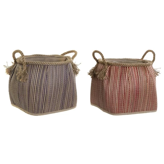 Kosár fonott 31x31x30 cm 2 féle