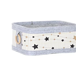 Kosár szett csillagos 36x36x50 cm S/4
