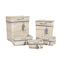 Kosár szett halas 47x35x56 cm S/5