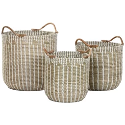 Kosár szett kerek 51x51x55 cm S/3