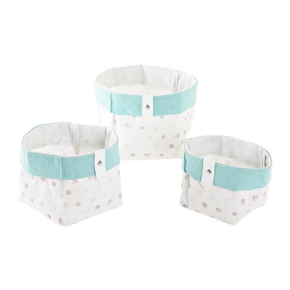 Kosár szett 14x14x14 cm 4 féle S/3