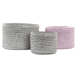 Kosár szett 27x27x17 cm S/3