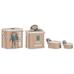 Kosár szett sünis  44x34x45 cm S/4