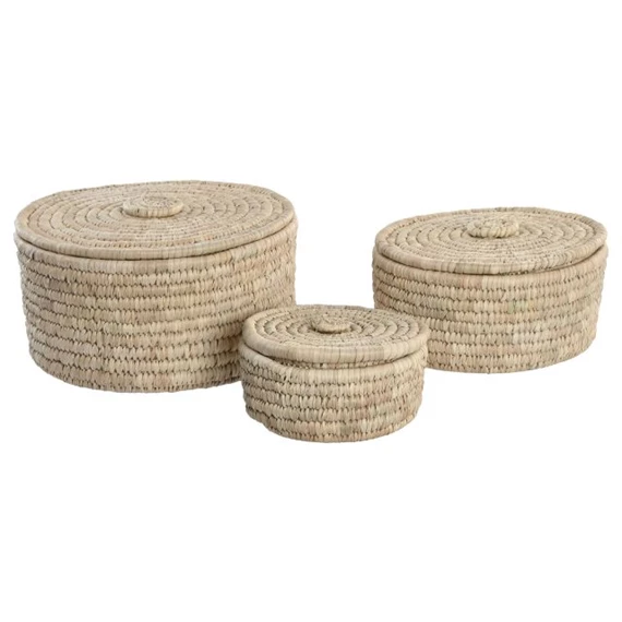 Kosár szett 35x35x19 cm S/3