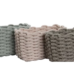 Kosár szögletes 25x15x15 cm 3 féle