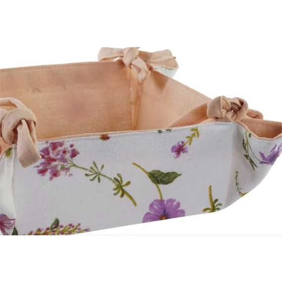 Kosár virágos 34x34x8 cm 2 féle