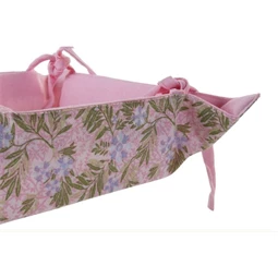 Kosár virágos 34x34x8 cm 3 féle