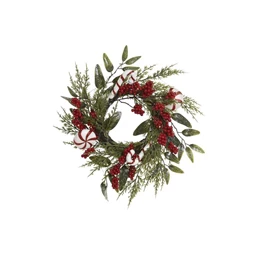 Koszorú LED-es 46x20x46 cm