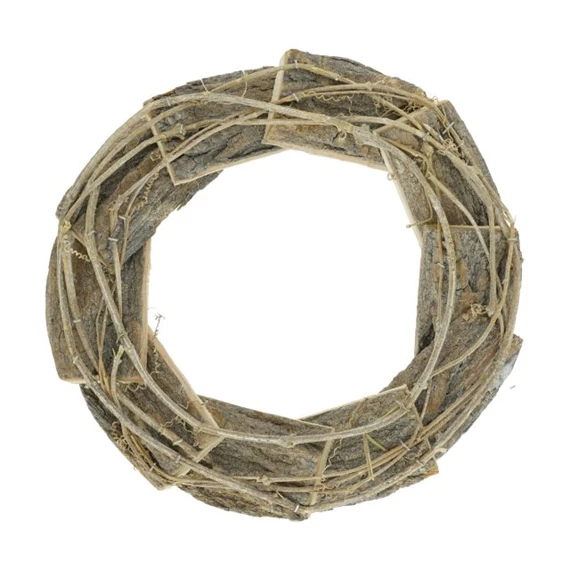 Koszorú fakéreggel 27x5 cm
