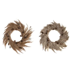 Koszorú szárazvirággal 60x5x60 cm 2 féle