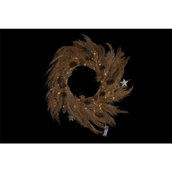 Koszorú szárazvirággal 60x5x60 cm 2 féle