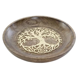 Kulcstartó tálca kerek 22,5x22,5x4 cm