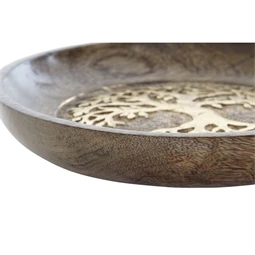 Kulcstartó tálca kerek 22,5x22,5x4 cm