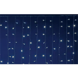 LED-es fényfüggöny, sorolható, kül- és beltéri, 400 LED, 2x2 m