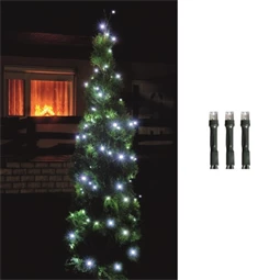 LED-es fényfüzér, kültéri, 8 program, 100 LED, 7 m