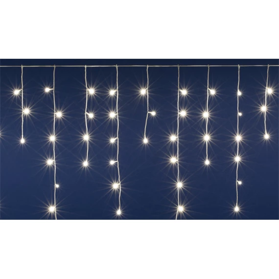 Fényfüggöny jégcsap, sorolható, 400 LED, 10 m 