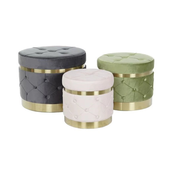 Lábtartó szett 60x60x47 cm S/3