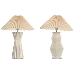 Lámpa asztali 35x35x44 cm 2 féle