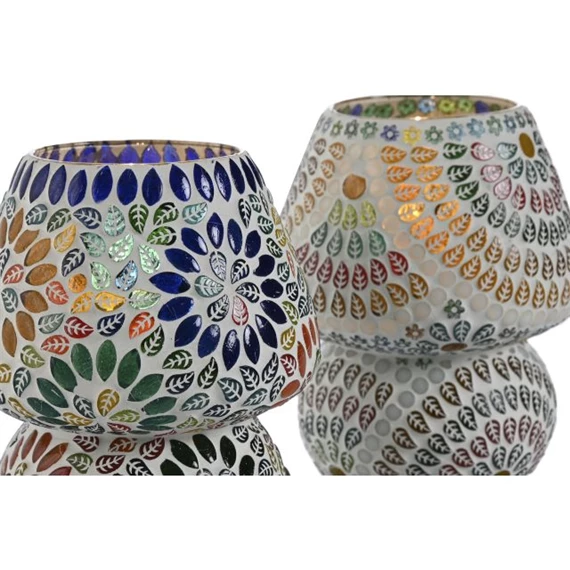 Lámpa asztali, mintás 13x13x17 cm 2 féle