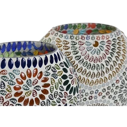 Lámpa asztali, mintás 21x10x19 cm 2 féle