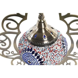 Lámpa asztali, mozaikos 20x15x42 cm 2 féle