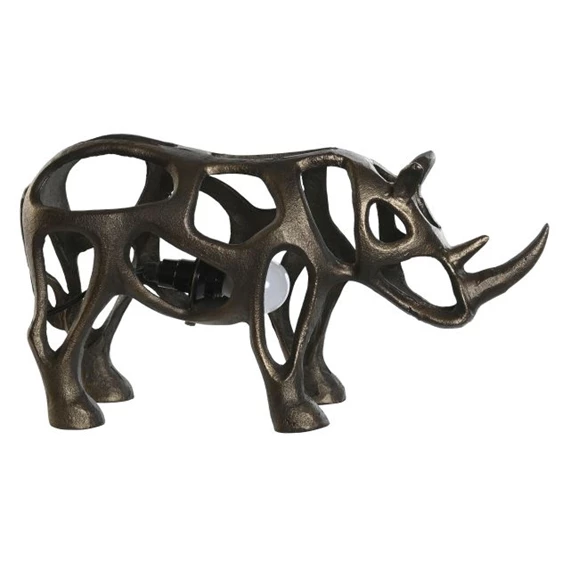 Lámpa asztali, orrszarvú 44x11x22 cm