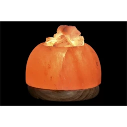 Lámpa asztali, sólámpa félgömb 16x16x18 cm