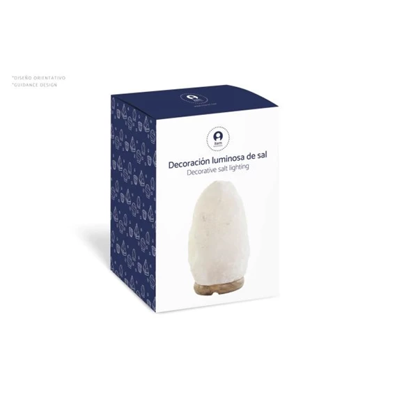 Lámpa asztali, sólámpa félgömb 16x16x18 cm