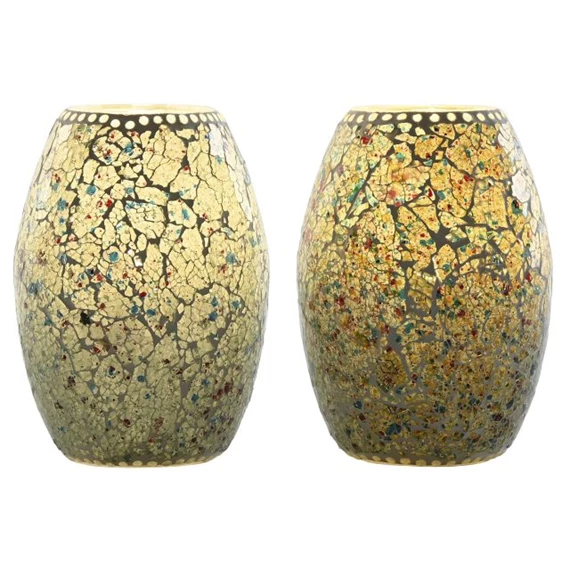 Lámpa asztali 14x14x19 cm 2 féle