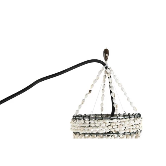 Lámpa mennyezeti, kagylókkal 52x52x130 cm