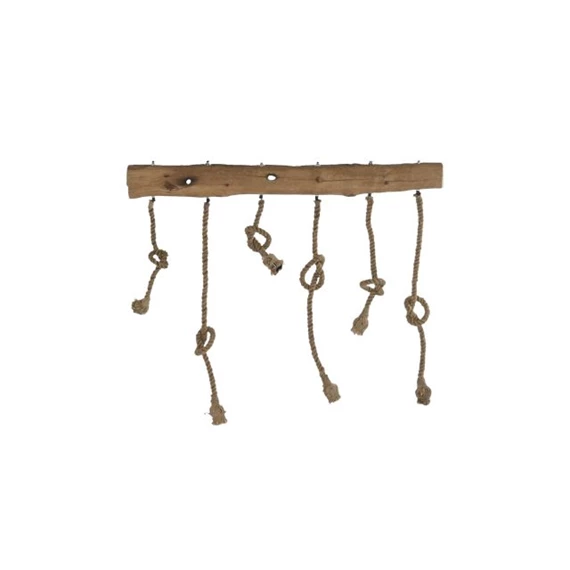 Lámpa mennyezeti, kötéllel 118x15x86 cm