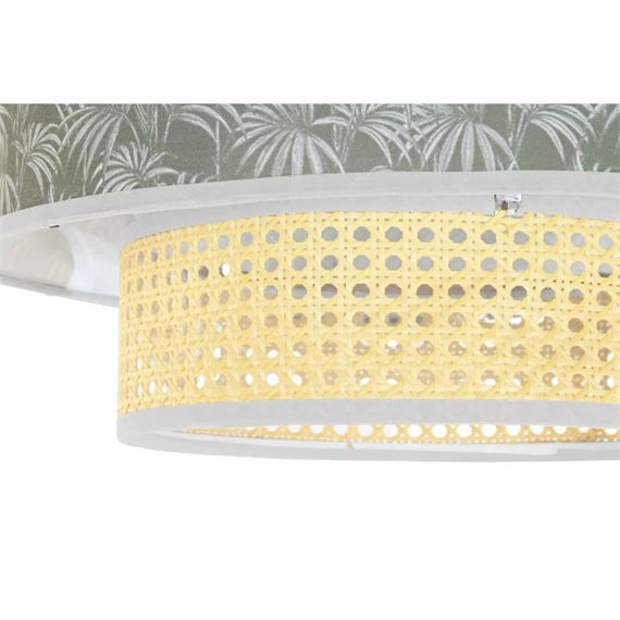 Lámpa mennyezeti, pálma mintás 46x46x25 cm