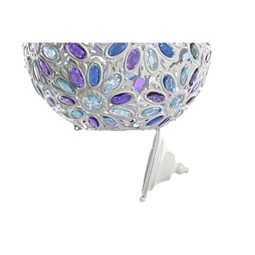 Lámpa mennyezeti, virágos 28x28x44 cm