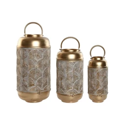 Lámpás szett akasztós 25x25x49 cm S/3