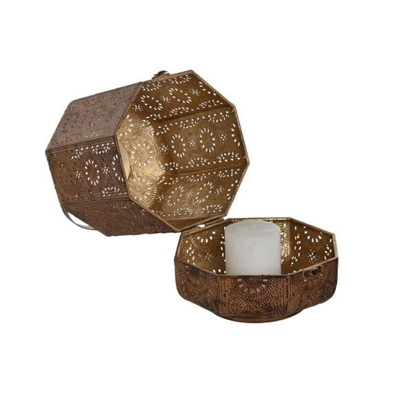 Lámpás szett akasztós 26x26x38,5 cm S/3