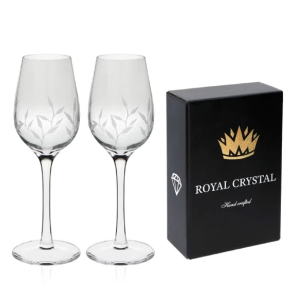 Likőrös pohár Swarovski kristállyal 75 ml 14,5x5,2 cm S/2