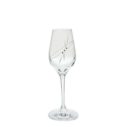 Likőrös pohár Swarovski kristállyal 75 ml 14,5x5,2 cm S/6