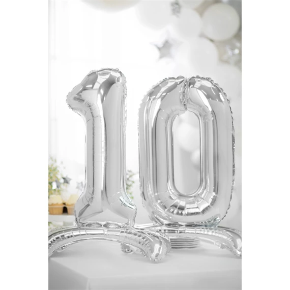 Lufi 0-ás szám álló fólia 70 cm ezüst