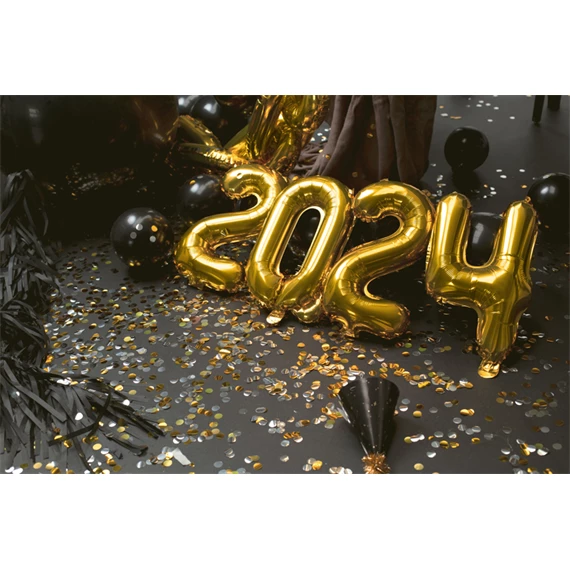 Lufi 0-ás szám fólia 35 cm arany