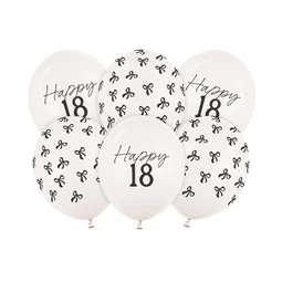 Lufi 18 db 30 cm pasztell törtfehér S/6