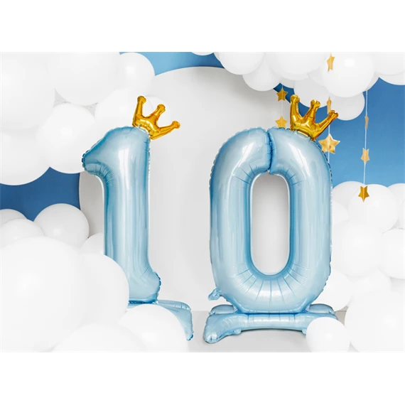 Lufi 1-es szám álló fólia 84 cm égkék