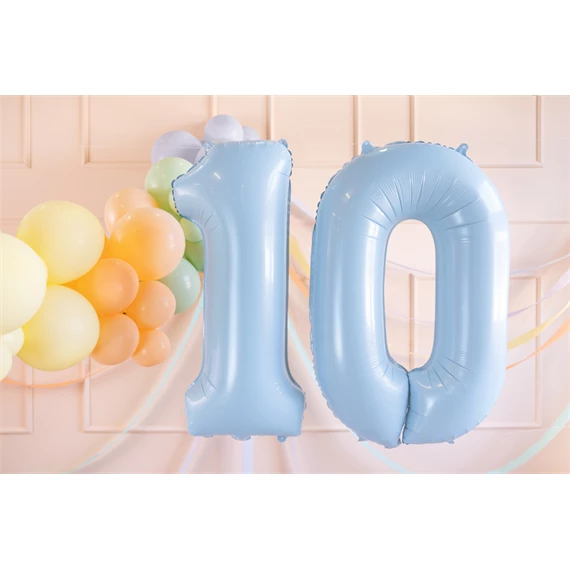 Lufi 1-es szám fólia 72 cm világoskék