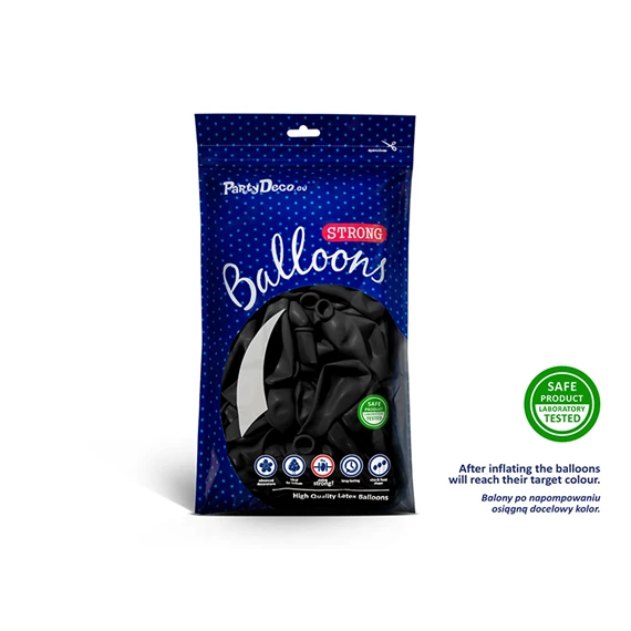 Lufi erős 23 cm pasztell fekete S/100