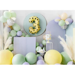 Lufi 26 cm pasztell világos barack S/10