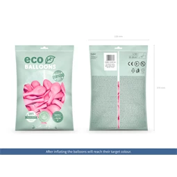 Lufi 26 cm pasztell világos rózsaszín S/100