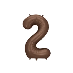 Lufi 2-es szám fólia 86 cm mokka