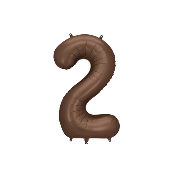 Lufi 2-es szám fólia 86 cm mokka