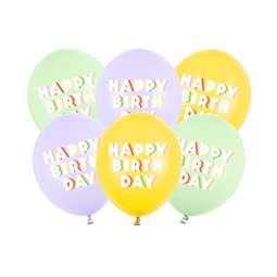 Lufi 30 cm boldog születésnapot, mix S/6