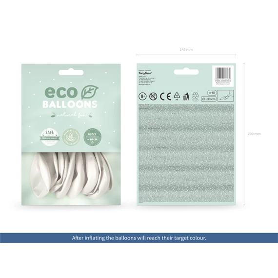 Lufi 30 cm fémes gyöngyház S/10